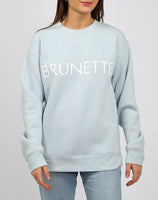 Brunette Icy Blue Sweatshirt