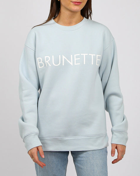 Brunette Icy Blue Sweatshirt