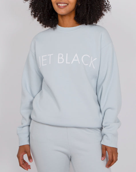 Jet Black Icy Blue Sweatshirt