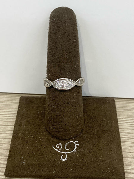 SS CZ Ring Size 8