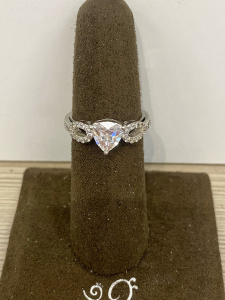 SS CZ Ring size 5 3/4