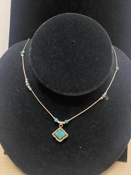 SS Turquoise 18” Neck