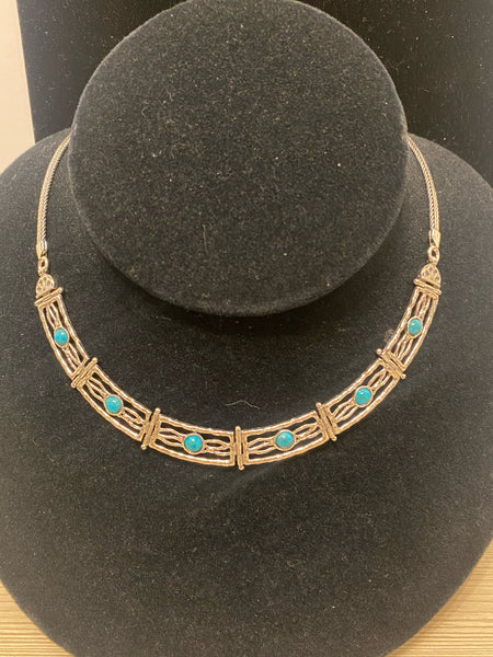SS Turquoise 18” Neck