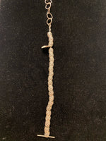 SS Leaf Charm 8” Bracelet