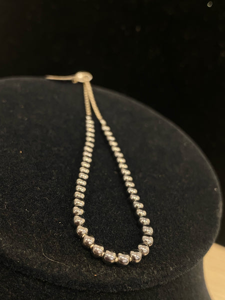 SS Stone Pull 9” Bracelet