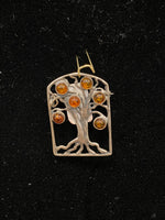 SS Tree Of Life Amber Pin