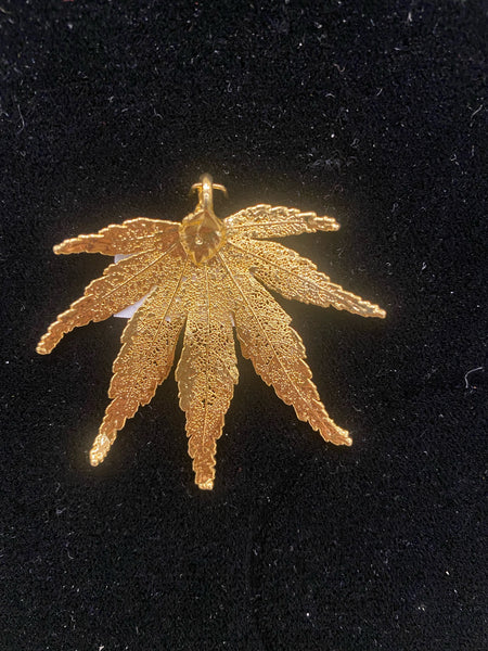 Gold Plated Japanese Maple Leaf