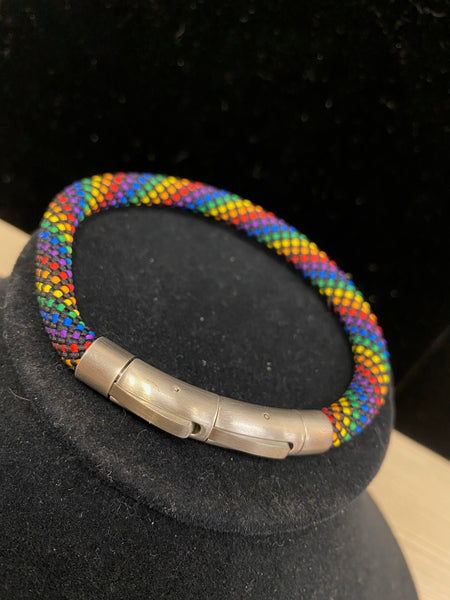 Stainless Rainbow Bracelet