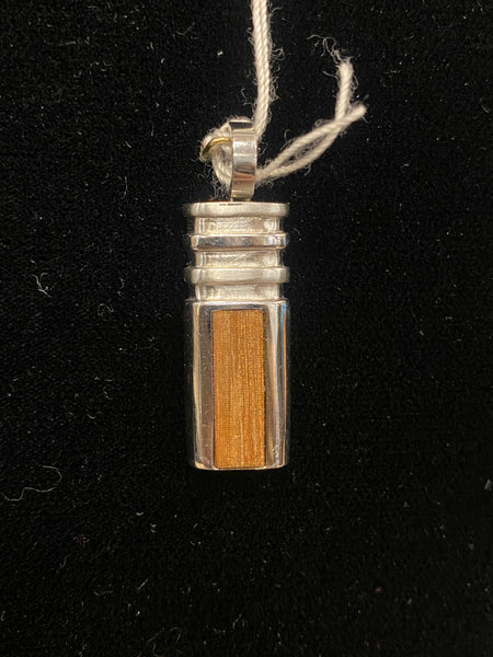 Stainless Wood Pendant