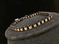Stainless Black Box 8.5" Bracelet