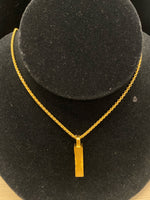 Stainless Gold 22" Necklace