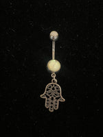 Stainless Chamsa Belly Ring