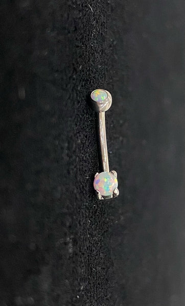 Stainless Eyebrow Opal