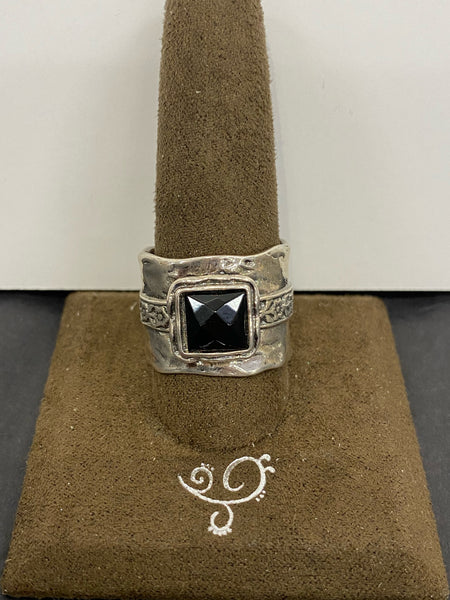 SS 1X Onyx Ring Size 9
